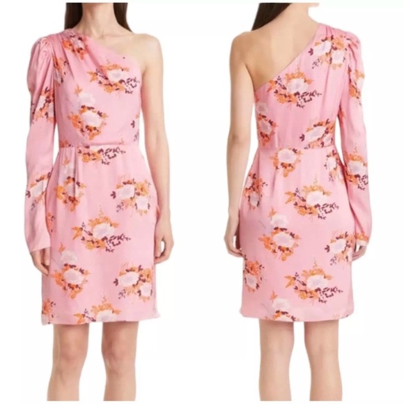 Les Rêveries Floral Print Mini Dress XS - Picture 2 of 5